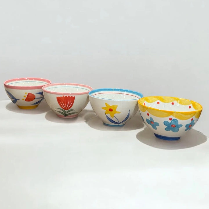 Floral Stamped Mini Bowl