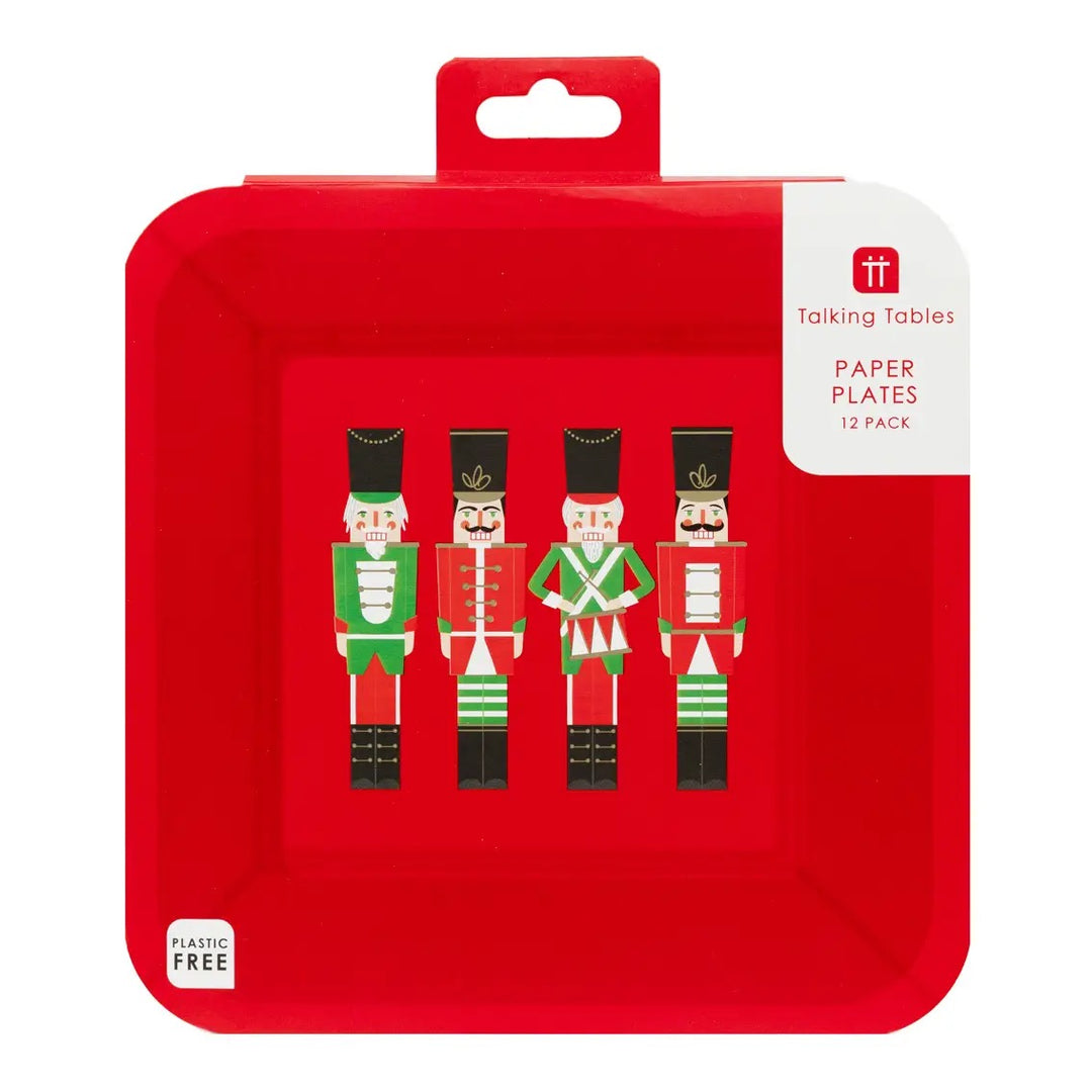 Nutcracker Paper Plates, Pack Of 12