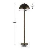 Dark Bronze Library Floor Lamp