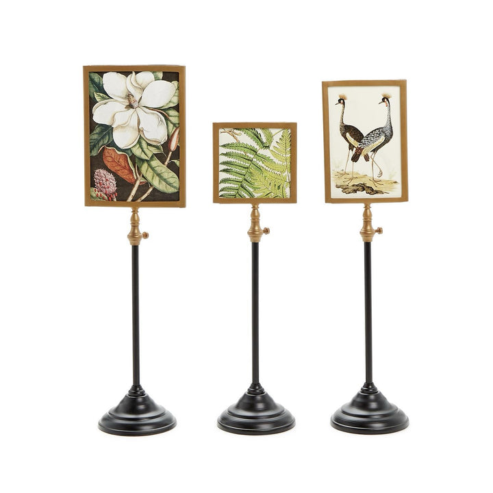 Double-Sided Picture Frame On Telescoping Pole