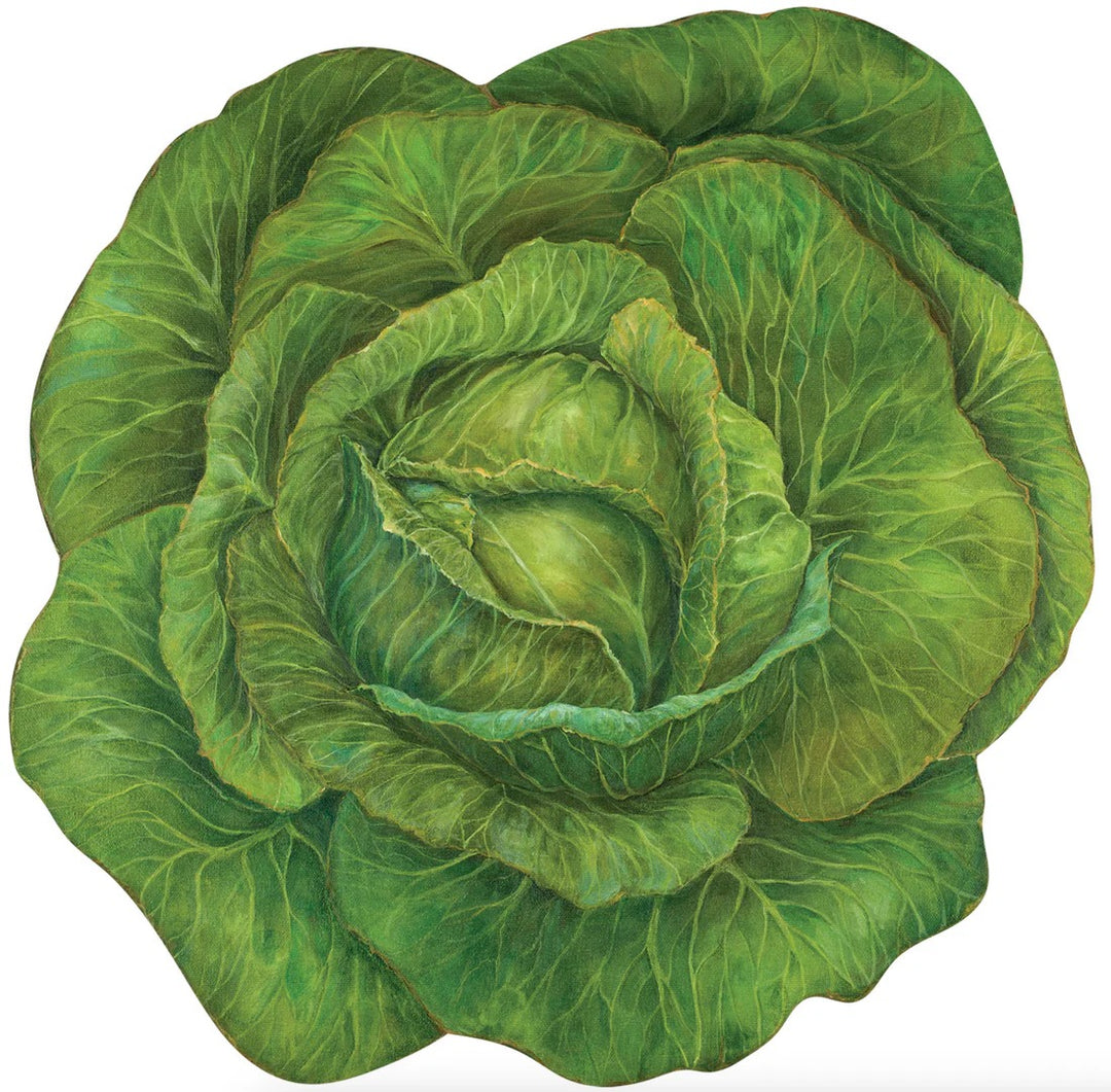 Cabbage Die Cut Placemat | 12 Sheets