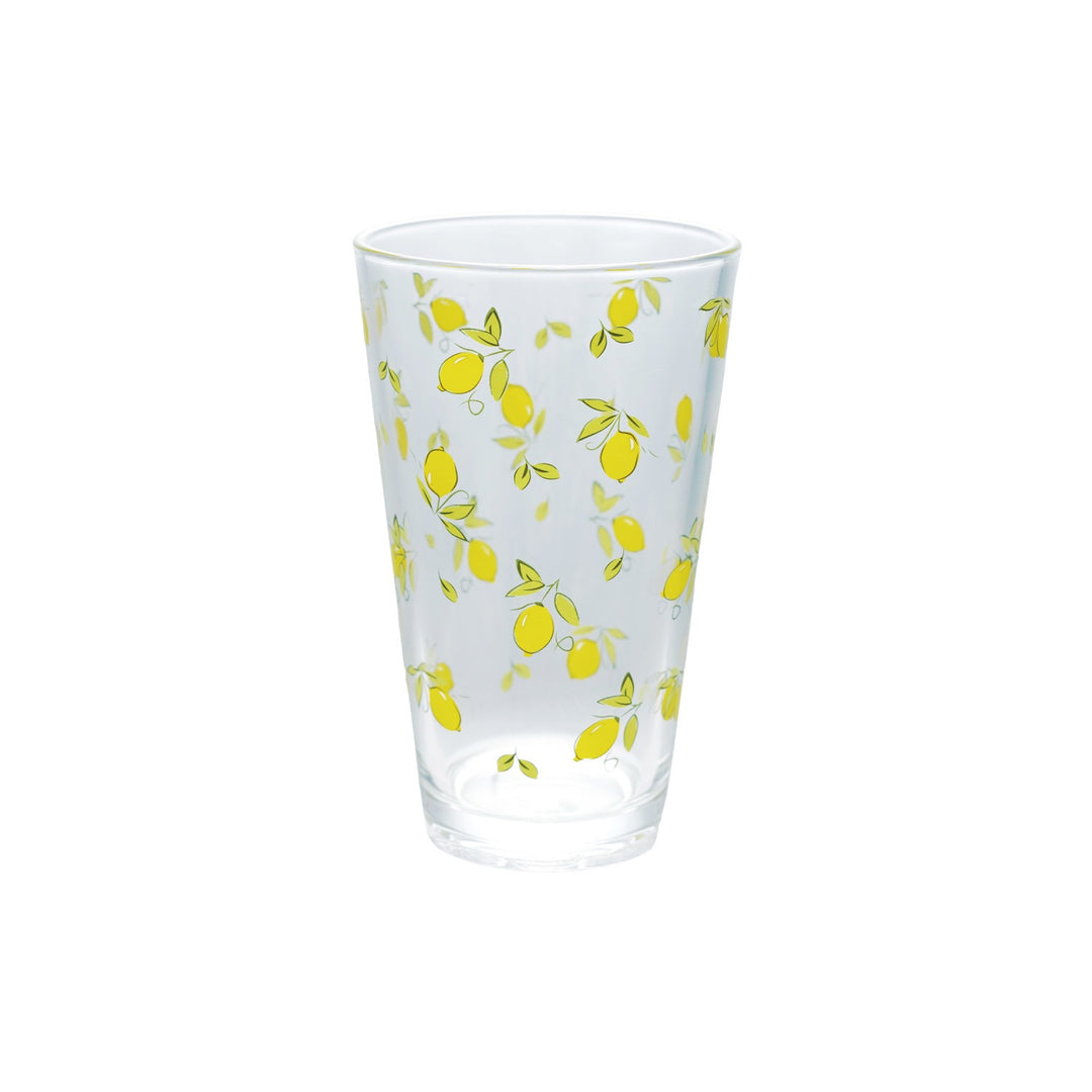 16 Oz. Lemon Decal Drinking Glass