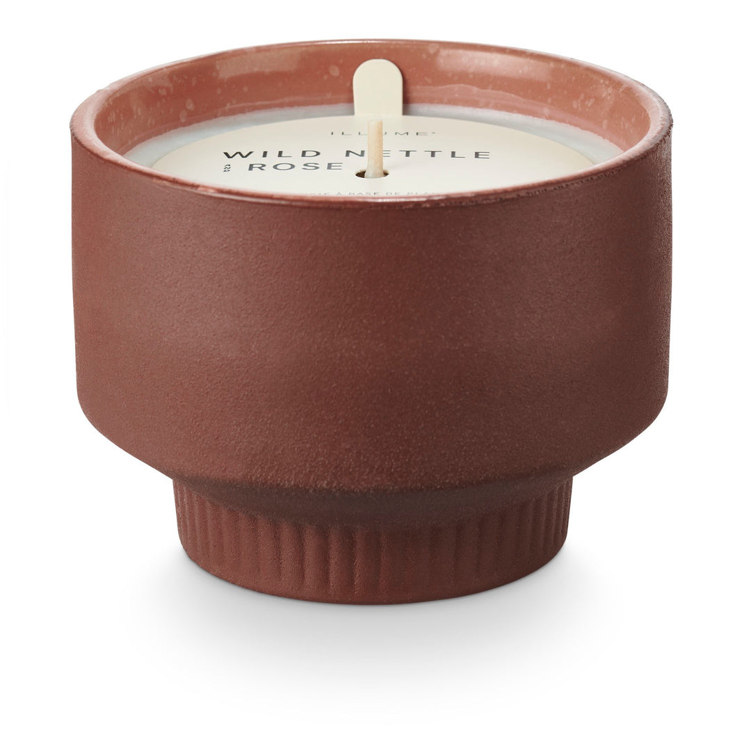 Rose & Wild Nettle Ceramic Candle