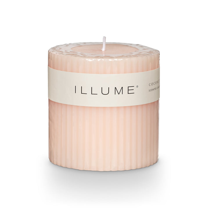 Coconut Milk Mango Small Pillar Candle