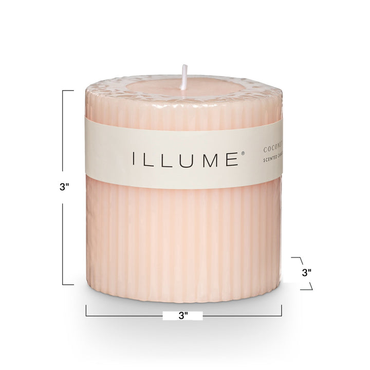 Coconut Milk Mango Small Pillar Candle