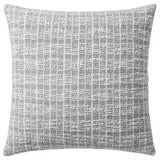 Blue/White Textured Pillow, 22" x 22"