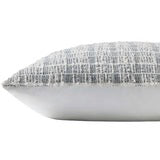 Blue/White Textured Pillow, 22" x 22"