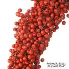 Red Wooden Bead Berry Wreath, 20"