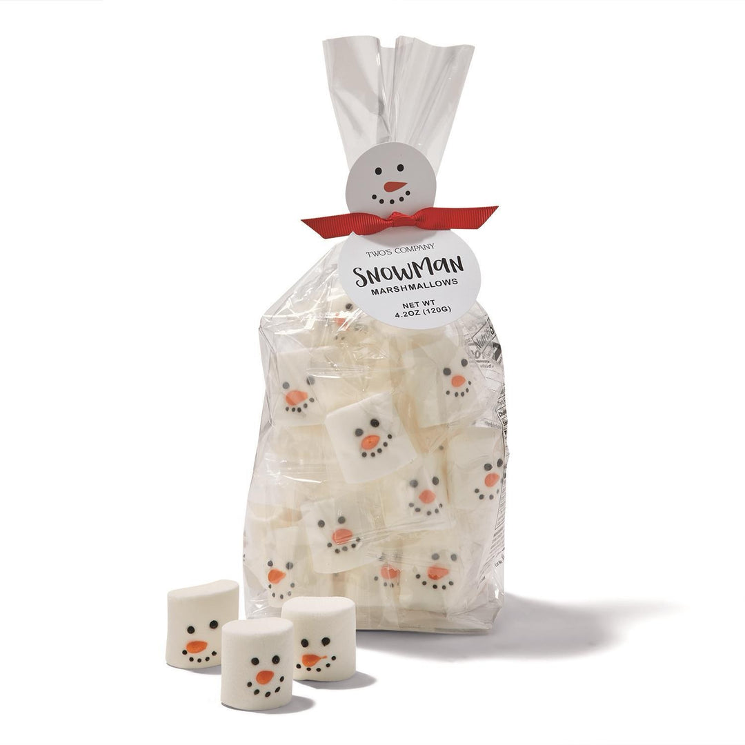 Snowman Marshmallow In Gift Bag