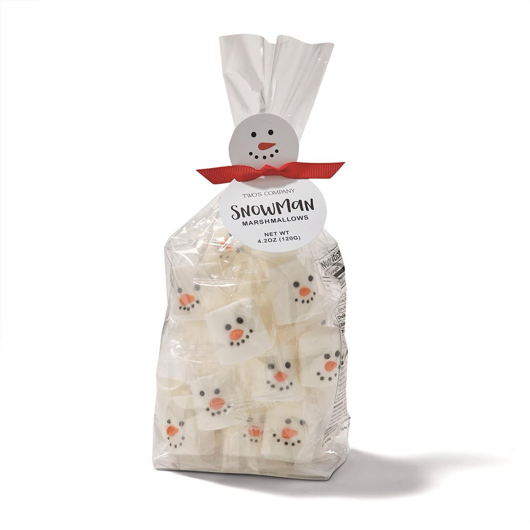 Snowman Marshmallow In Gift Bag