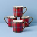 Holiday Red Tartan Mug