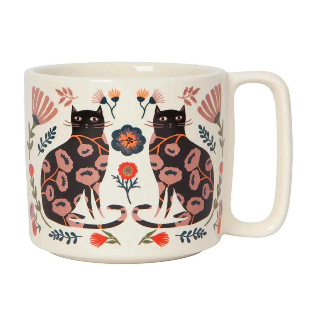 Catbloom Midi Mug