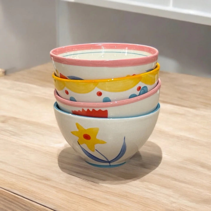 Floral Stamped Mini Bowl