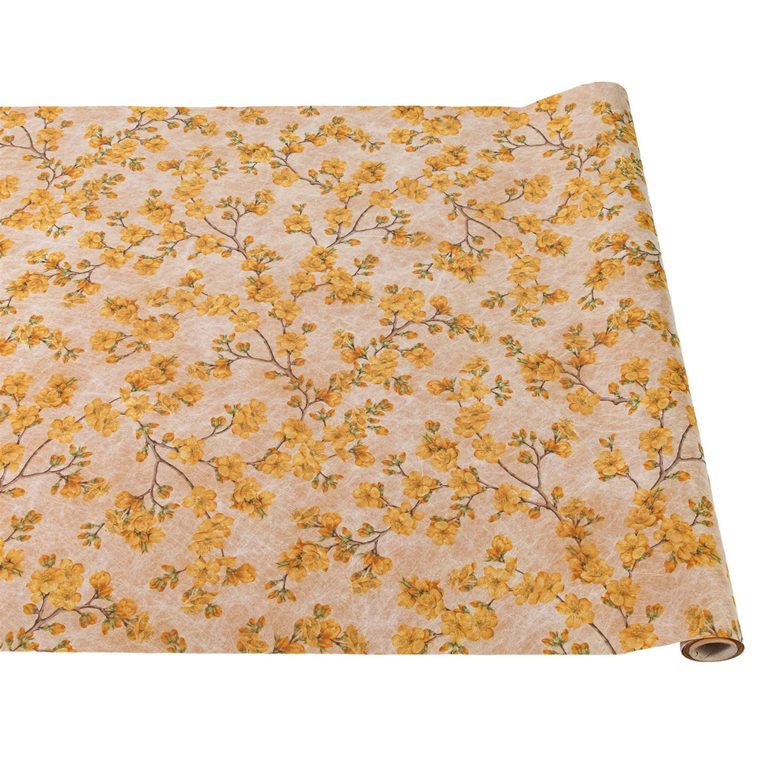 Marigold Cherry Blossom Runner, 30" x 18'