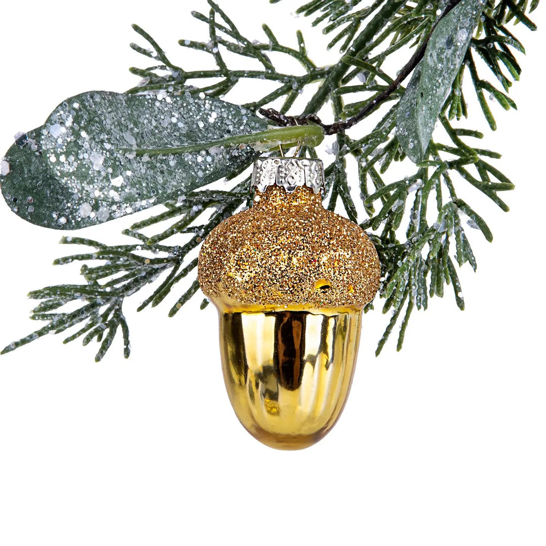 Mini Gold Acorn Ornament