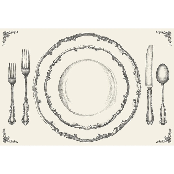Perfect Setting Paper Placemat | Pad Of 18 Sheets
