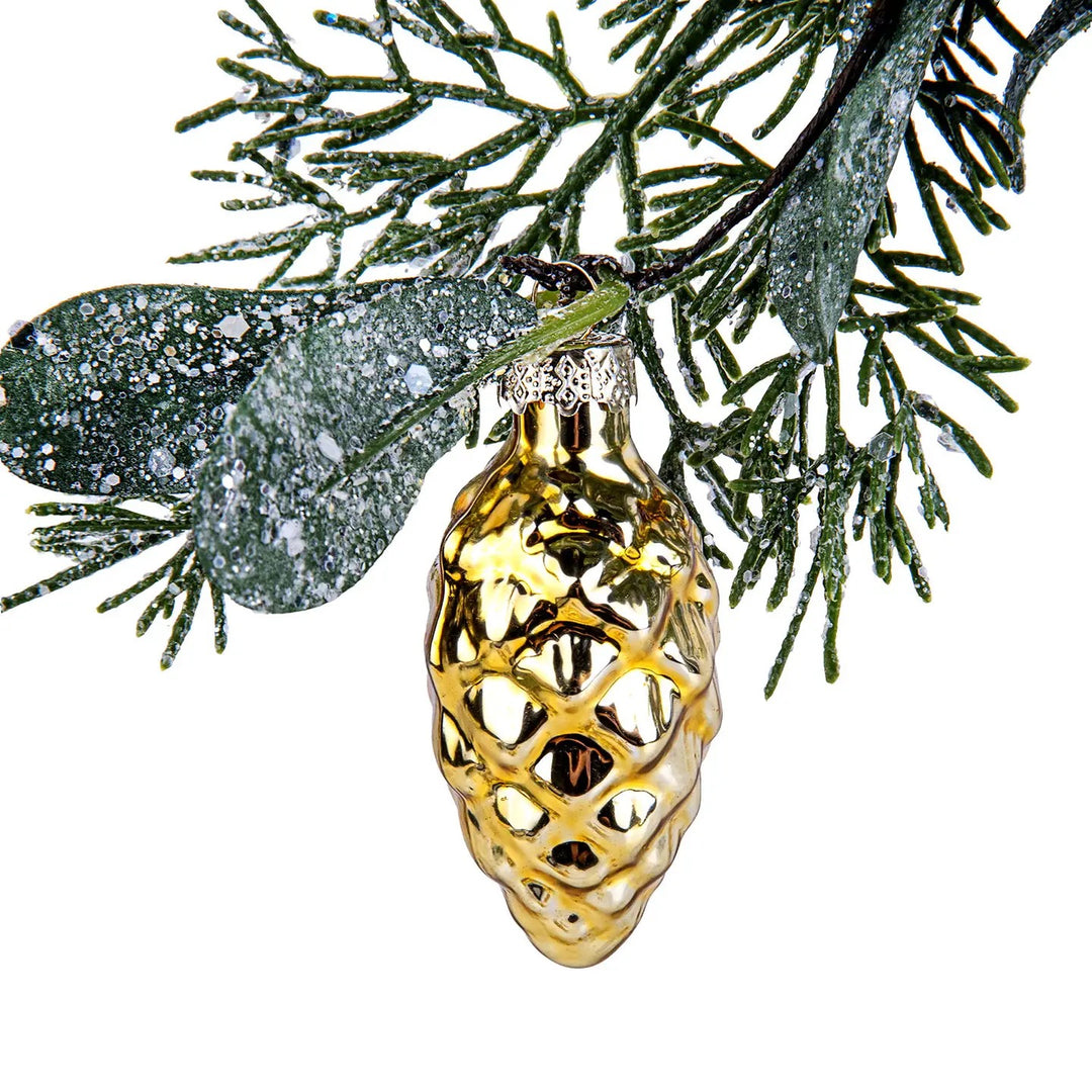 Mini Gold Pinecone Ornament