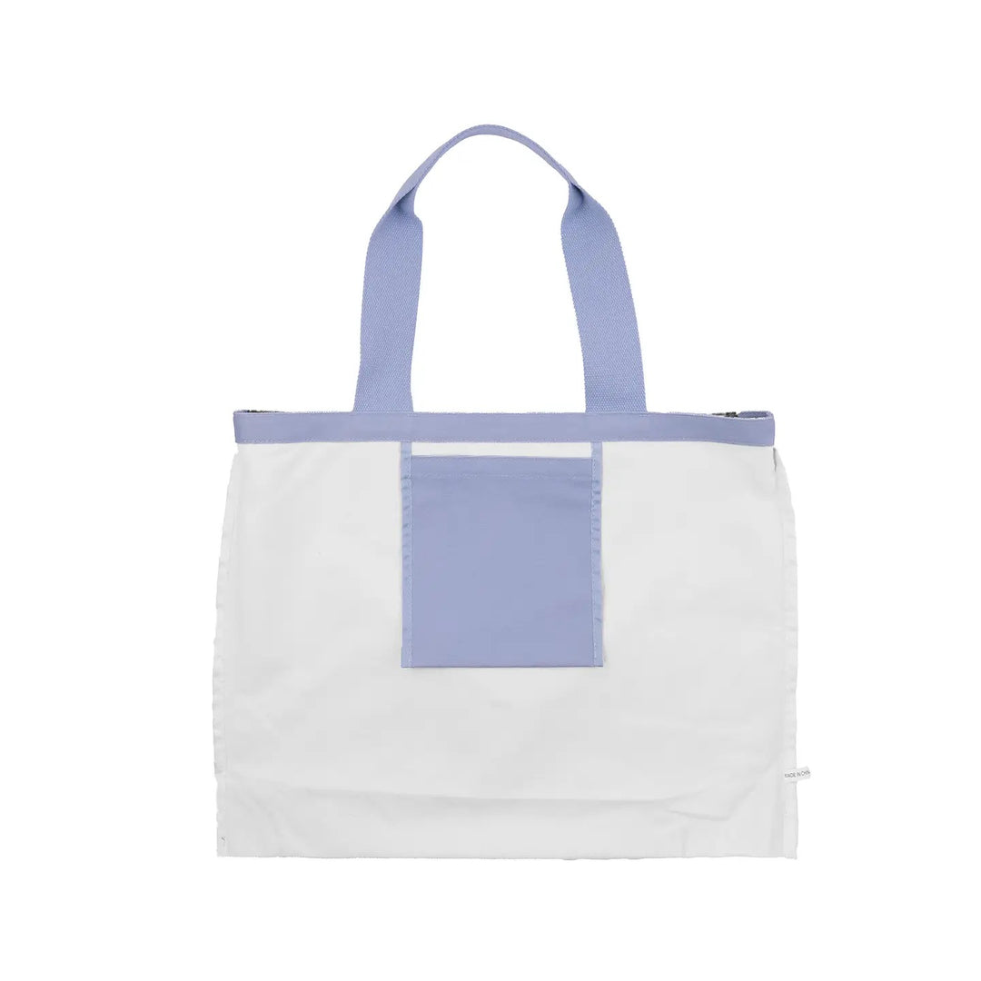 Lemon Print Canvas Tote