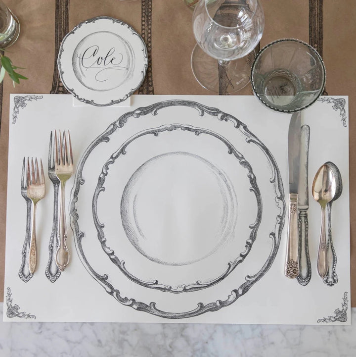 Perfect Setting Paper Placemat | Pad Of 18 Sheets