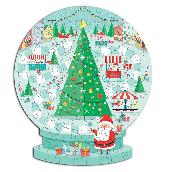 Snow Globe Shaped Puzzle