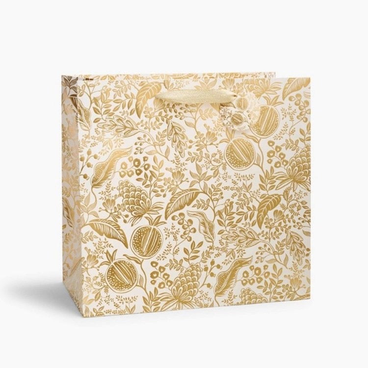 Gold Pomegranate Gift Bag