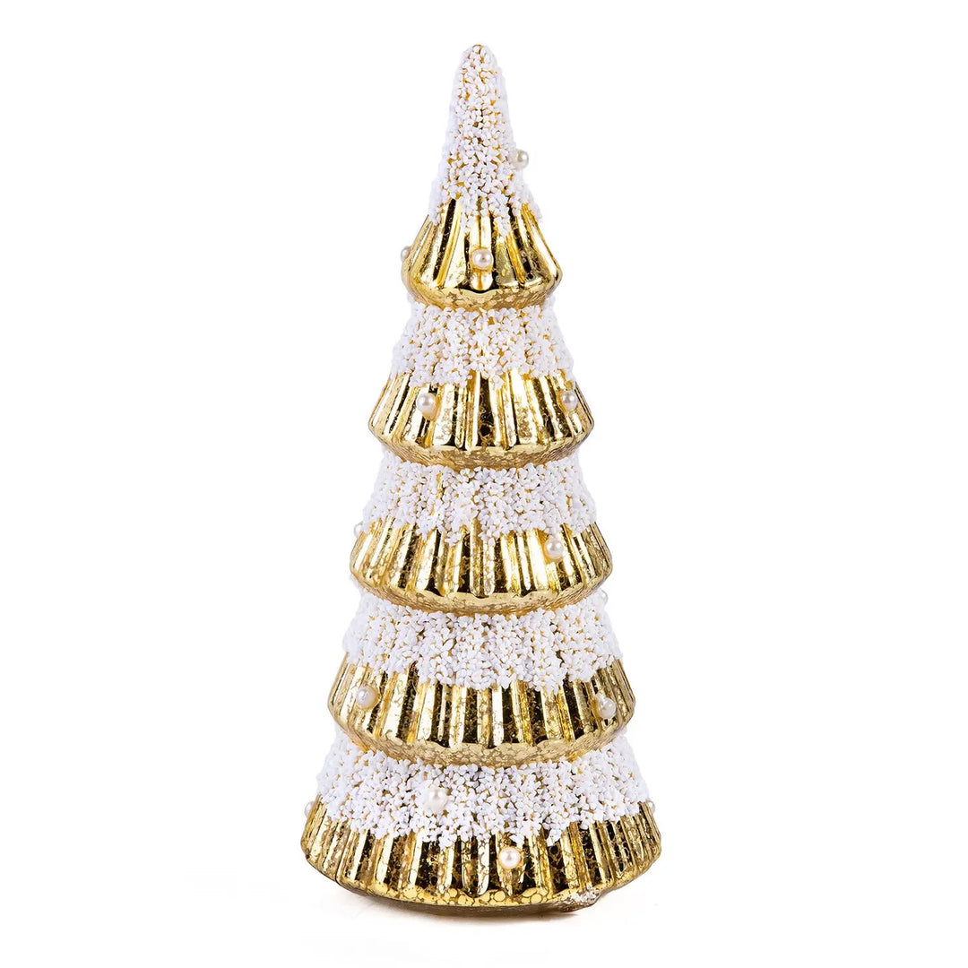 8" LED Golden Christmas Tree