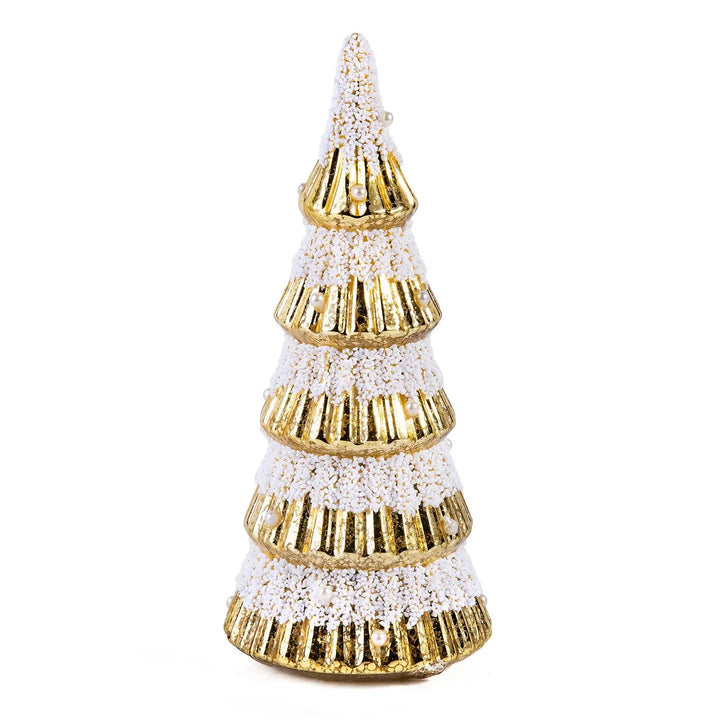 8" LED Golden Christmas Tree