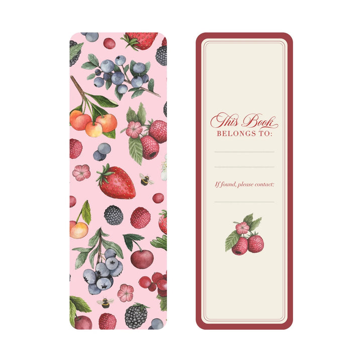 Berries & Cherries Bookmarks, Set Of 3