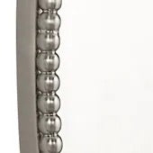 Sherise Oval Mirror, Nickel