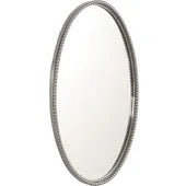 Sherise Oval Mirror, Nickel