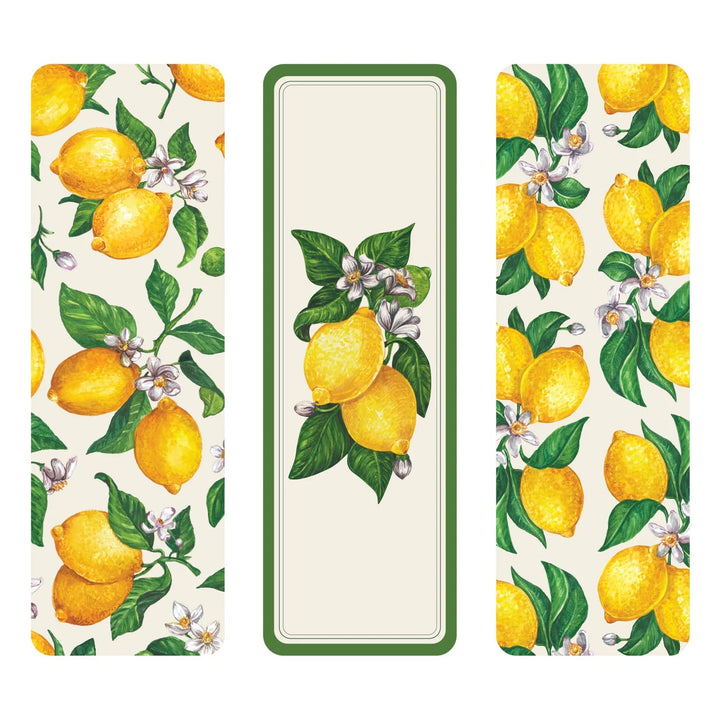 Lemons Bookmarks, Set Of 3