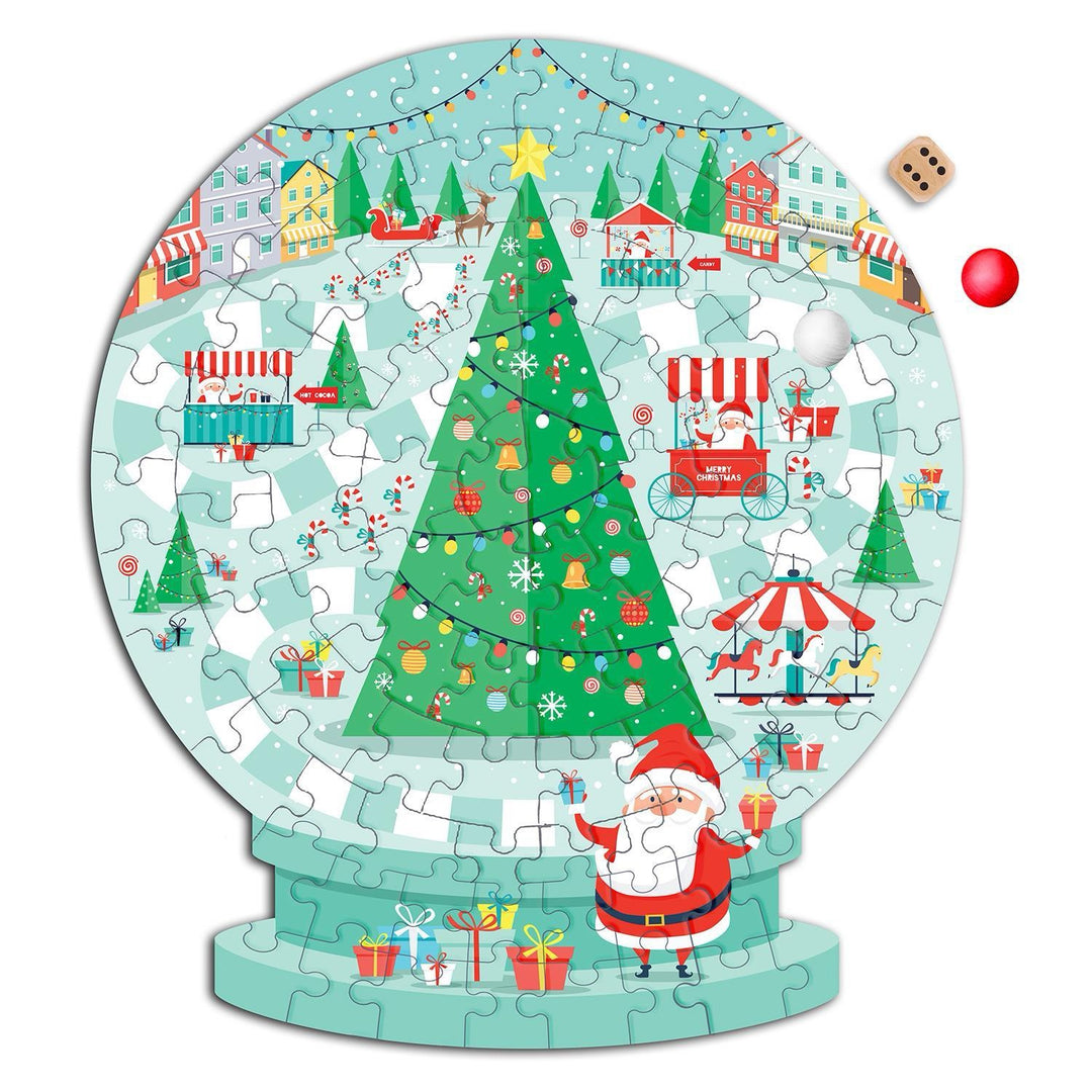 Snow Globe Shaped Puzzle