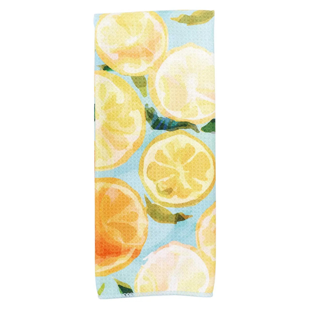 Lemon Slices Kitchen Tea Towel