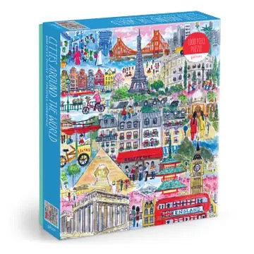 Cities Around The World Puzzle, 1000 Pieces