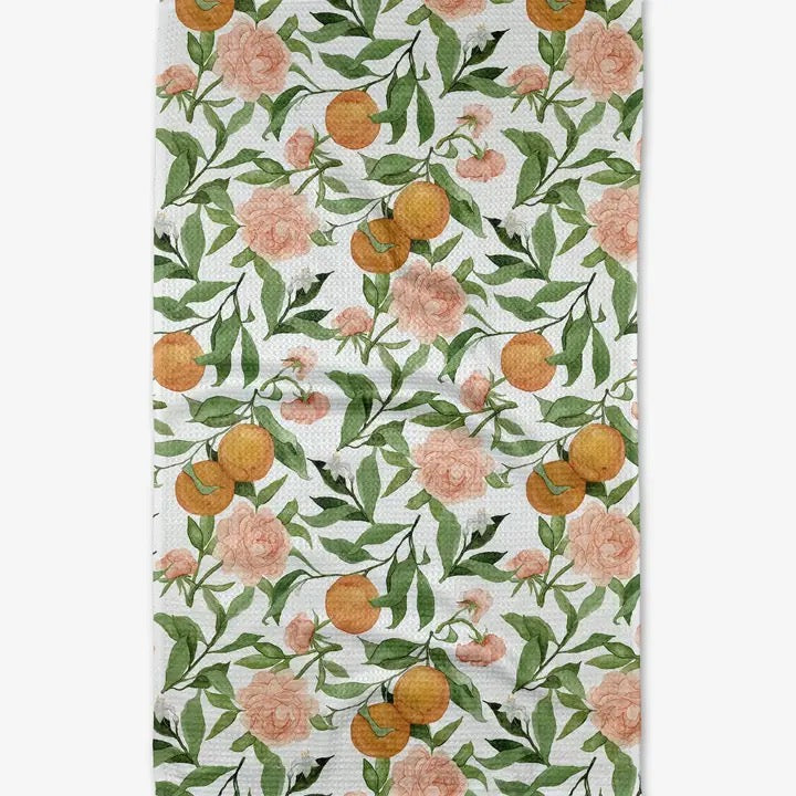Apple Blossoms Tea Towel