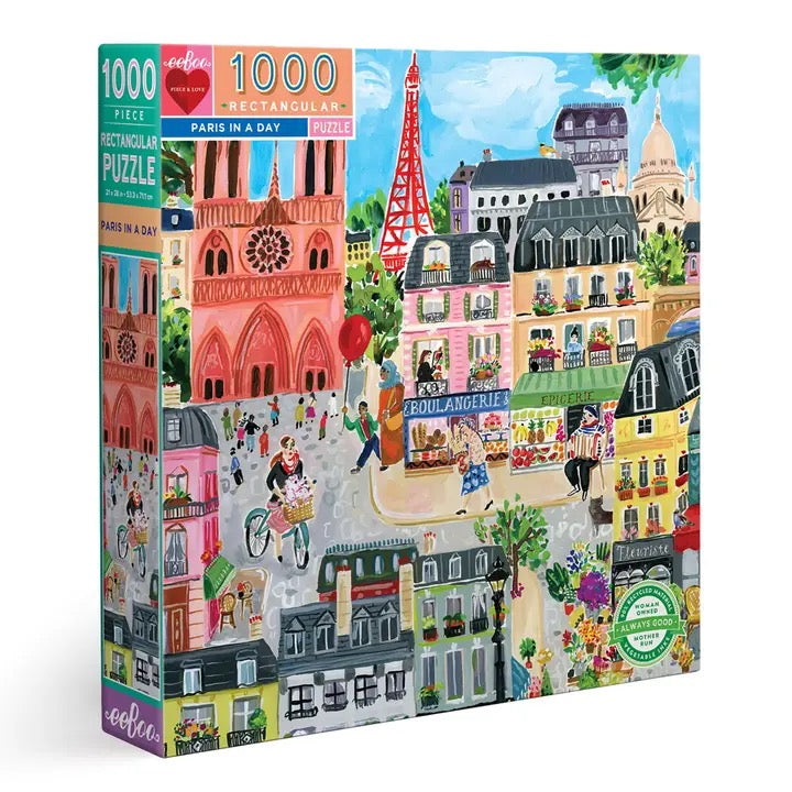 Paris In A Day Puzzle, 1000 Pieces