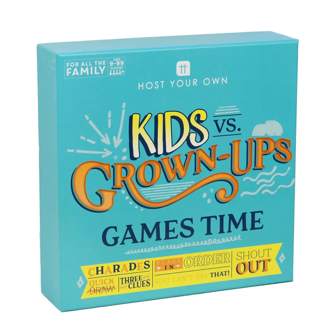 Kids Vs. Adults Family Games Night