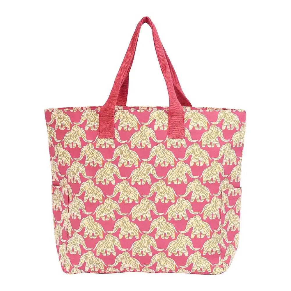 Elephants Carry All Tote