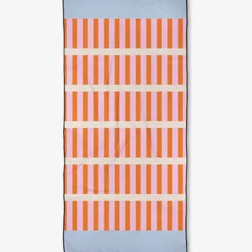 Red Glow Beach Towel