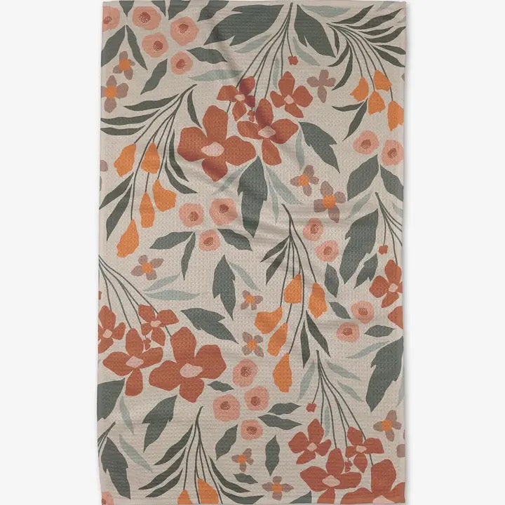 Apple Blossoms Tea Towel