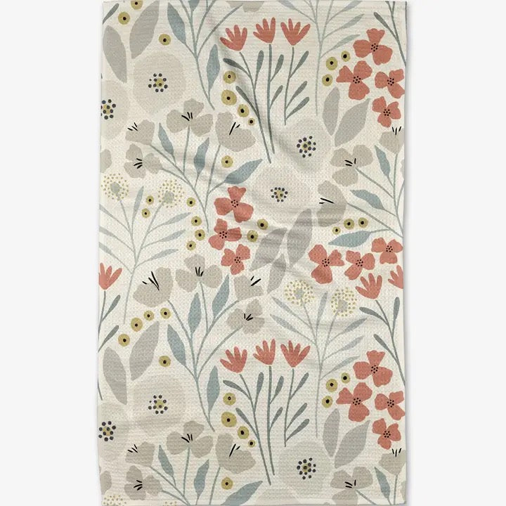 Apple Blossoms Tea Towel