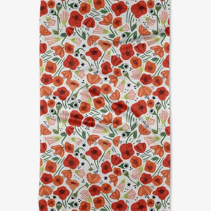 Apple Blossoms Tea Towel