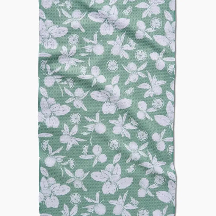 Apple Blossoms Tea Towel