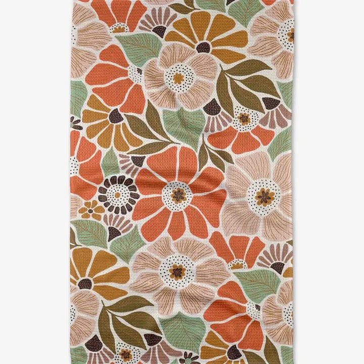 Apple Blossoms Tea Towel