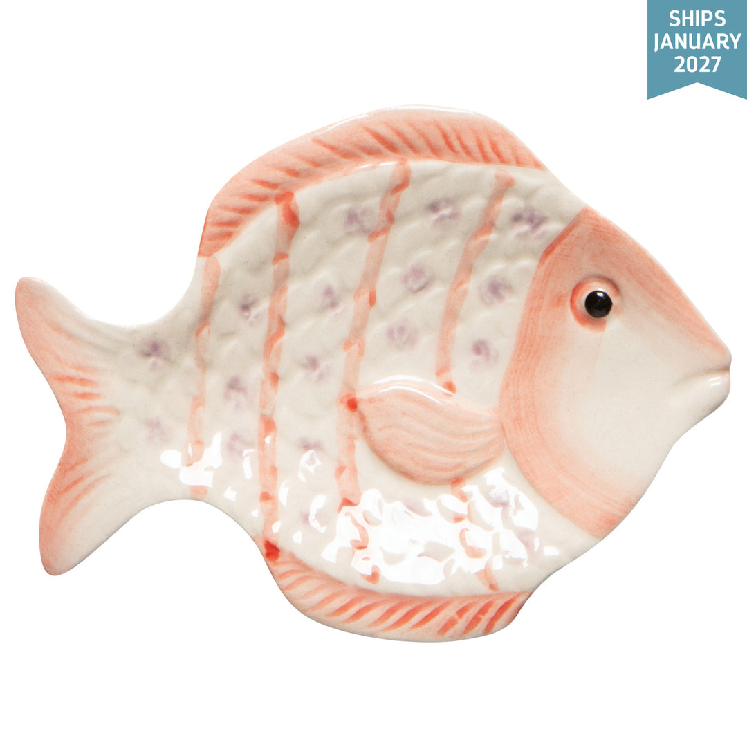 Fish Dish Coral Dot