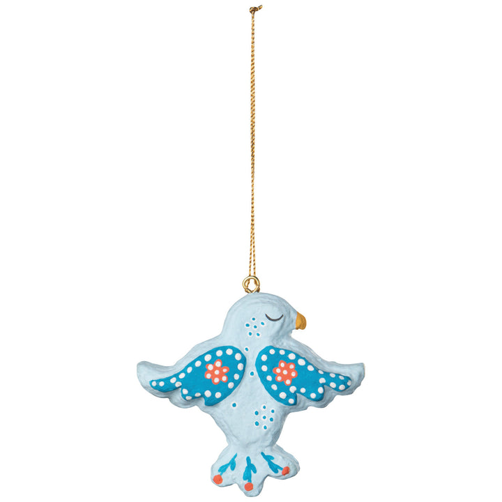 Peace & Harmony Cotton Mache Christmas Tree Ornaments