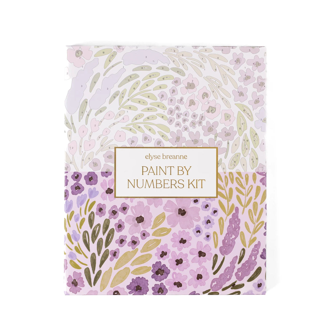 Lilac Floral Paint By Number Kit