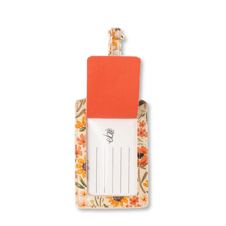 Sunny Poppies Luggage Tag