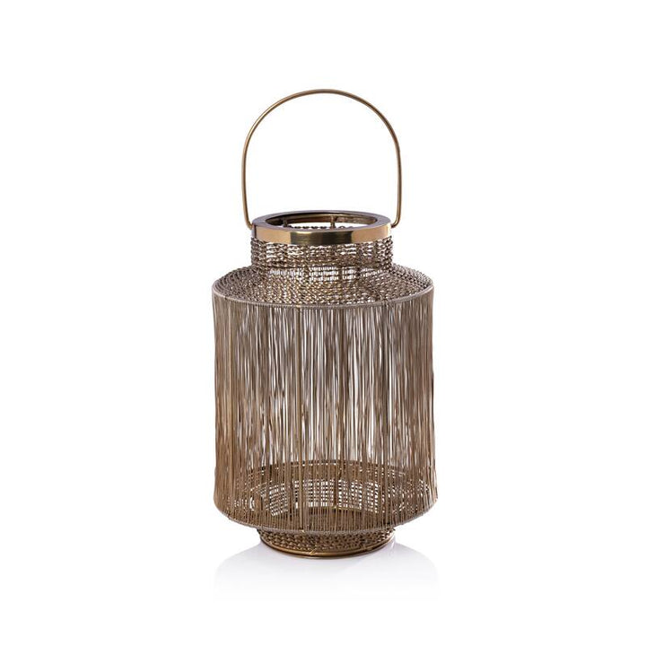 Menorca Dark Gold Metal Lantern