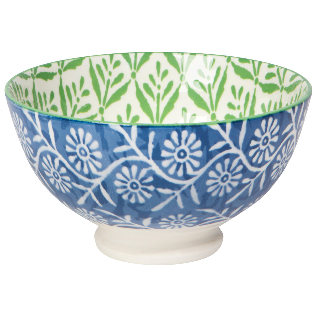 Contrast Pattern Stamped Bowl 4 Inch